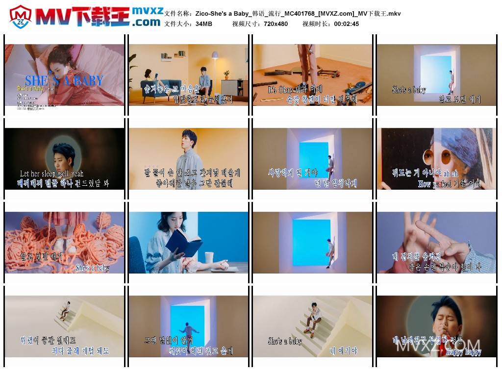 Zico-She's a Baby_韩语_流行_MC401768